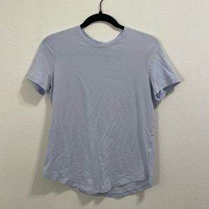 Lululemon Love Curved-Hem Crewneck T-Shirt Size 4 Color “Windmill”